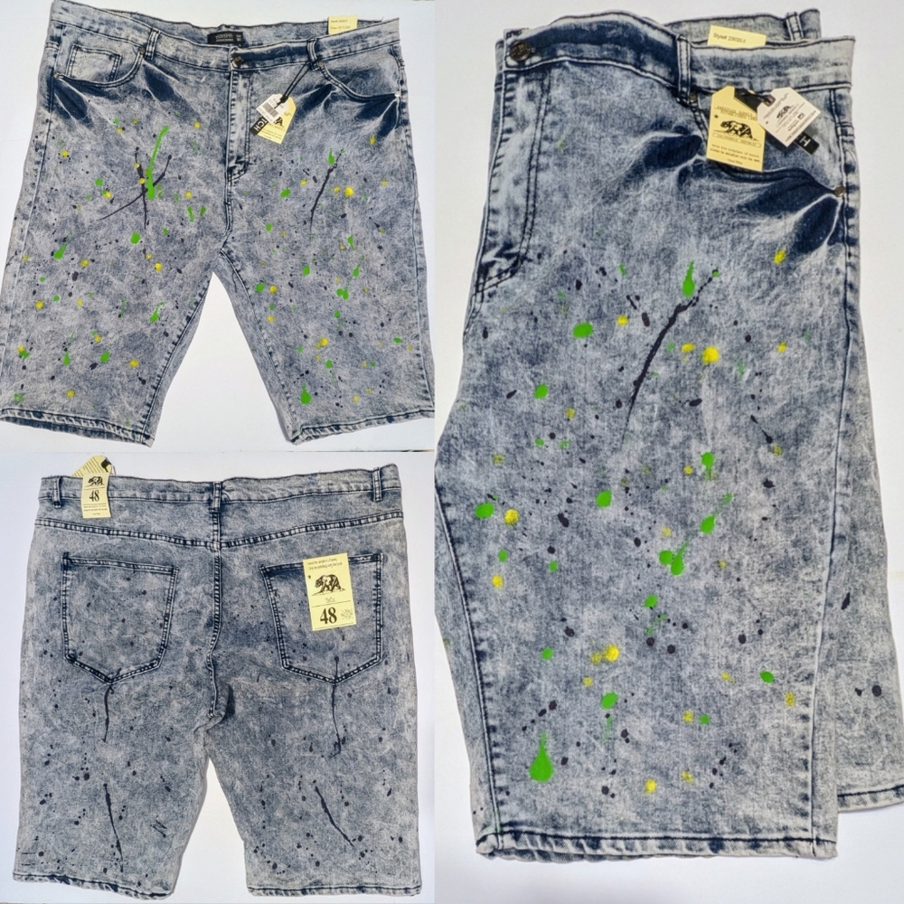 Big Men's Size 48 Denim Shorts